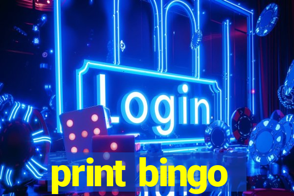 print bingo